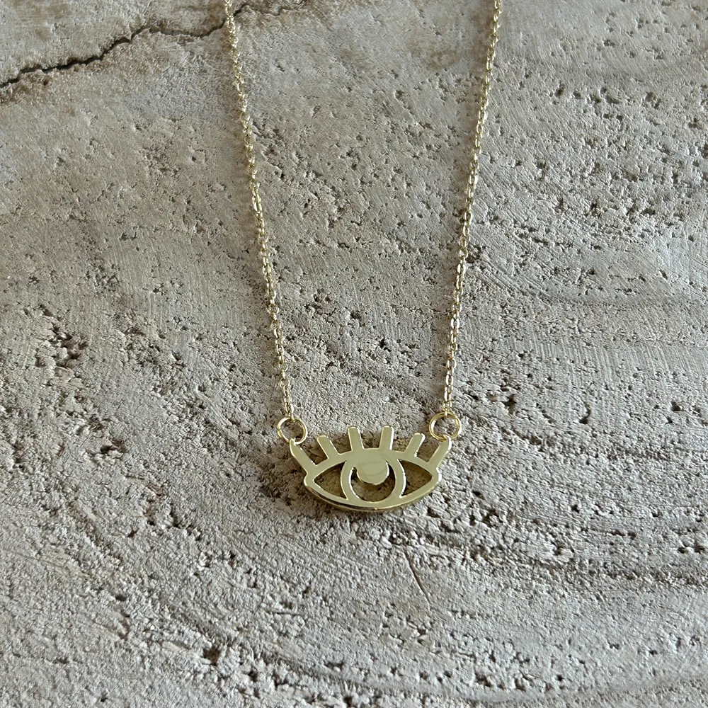 Collier œil doré
