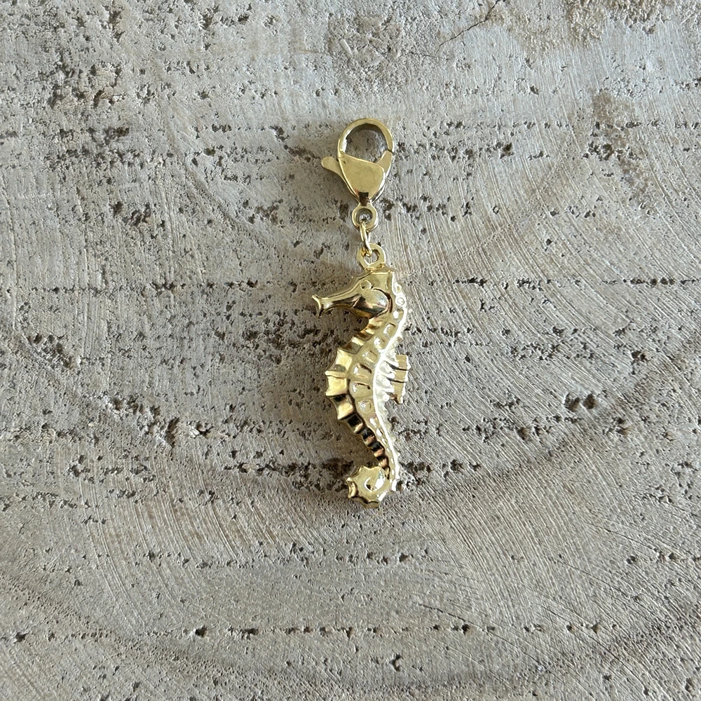 Grigri charm hippocampe doré – Image 3