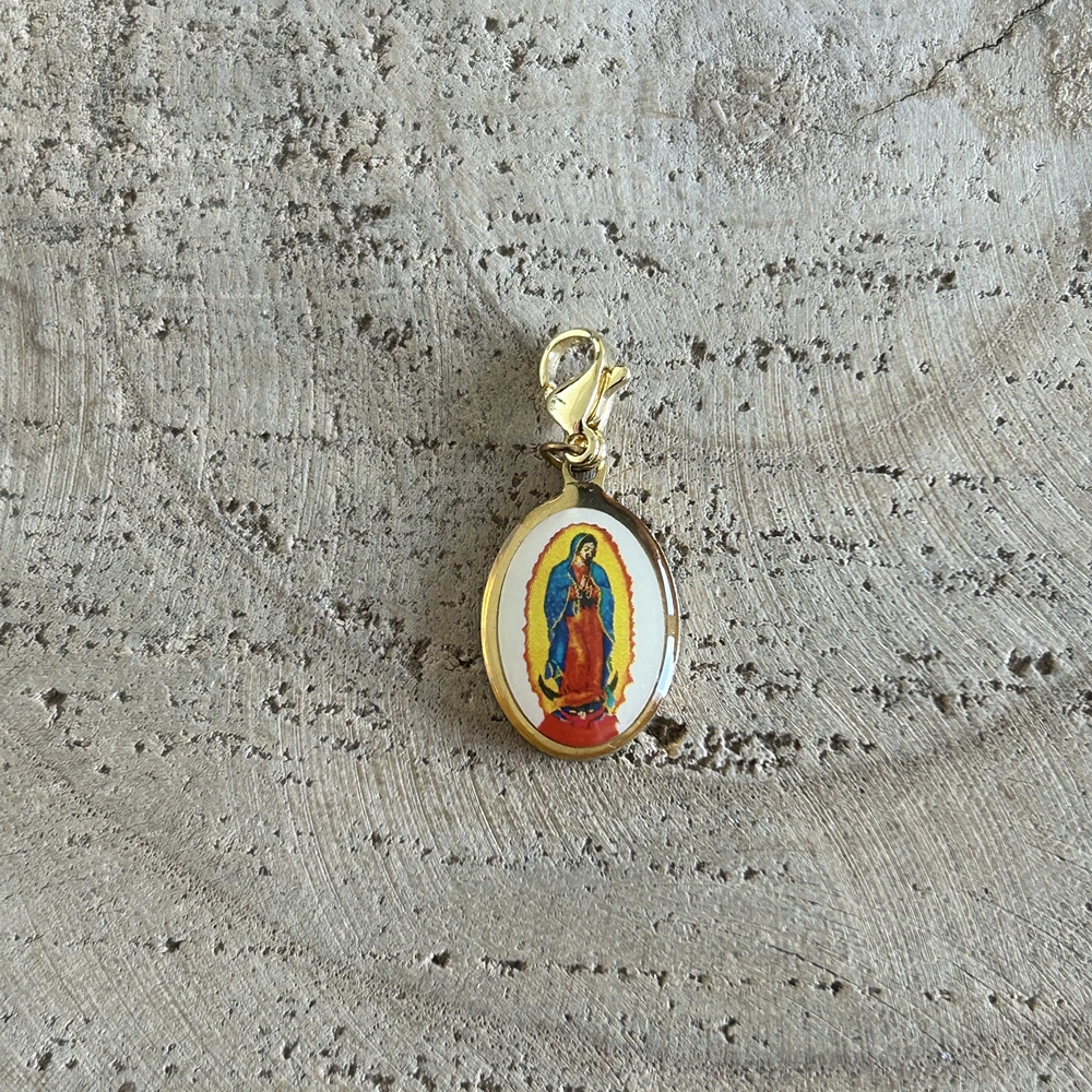 Grigri charm médaille vierge