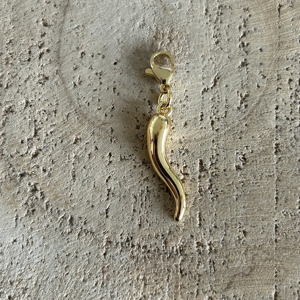Grigri charm Cornicello doré
