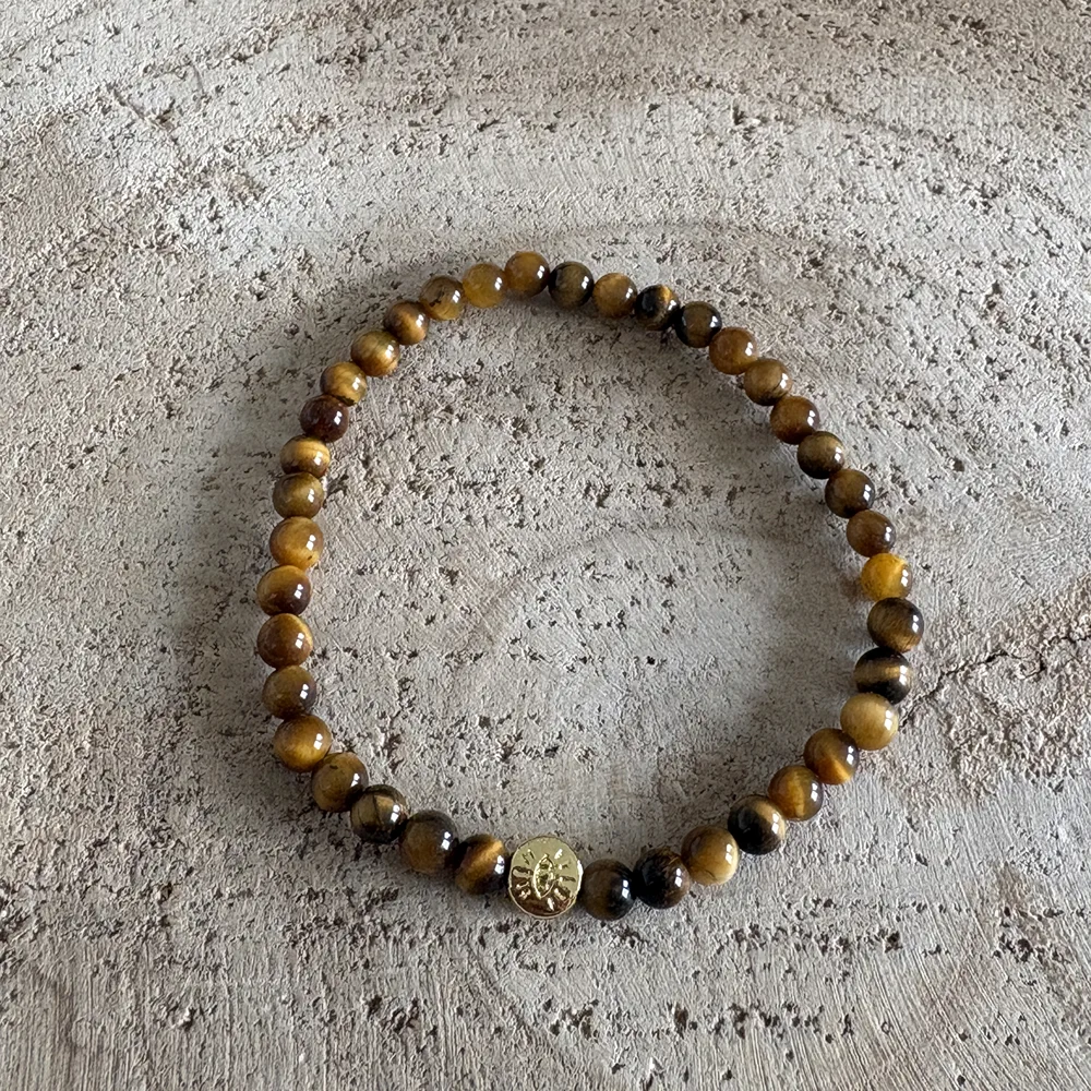 Bracelet Œil de Tigre & Œil Protecteur