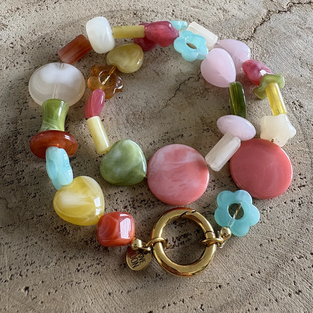 Collier choker full couleurs, pièce unique